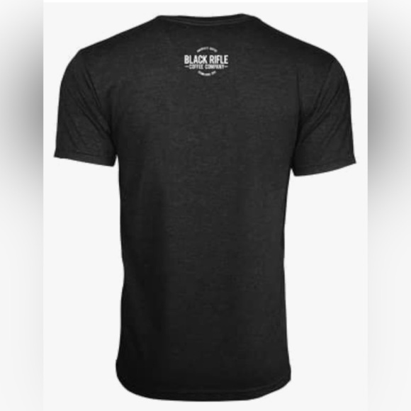 NIP Black Rifle Coffee Company Tomahawk T-Shirt, Vintage Black Gray Heather - Picture 2 of 3